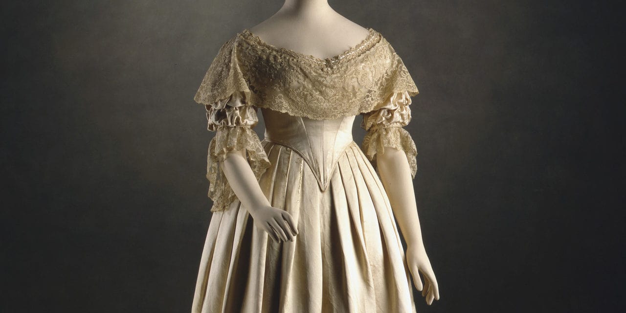 White dress of Queen Victoria